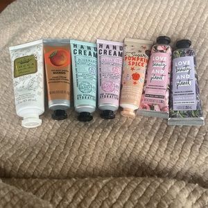 Lot of 7 Hand Creams.  Various Brands and Sizes.  All New And Sealed!